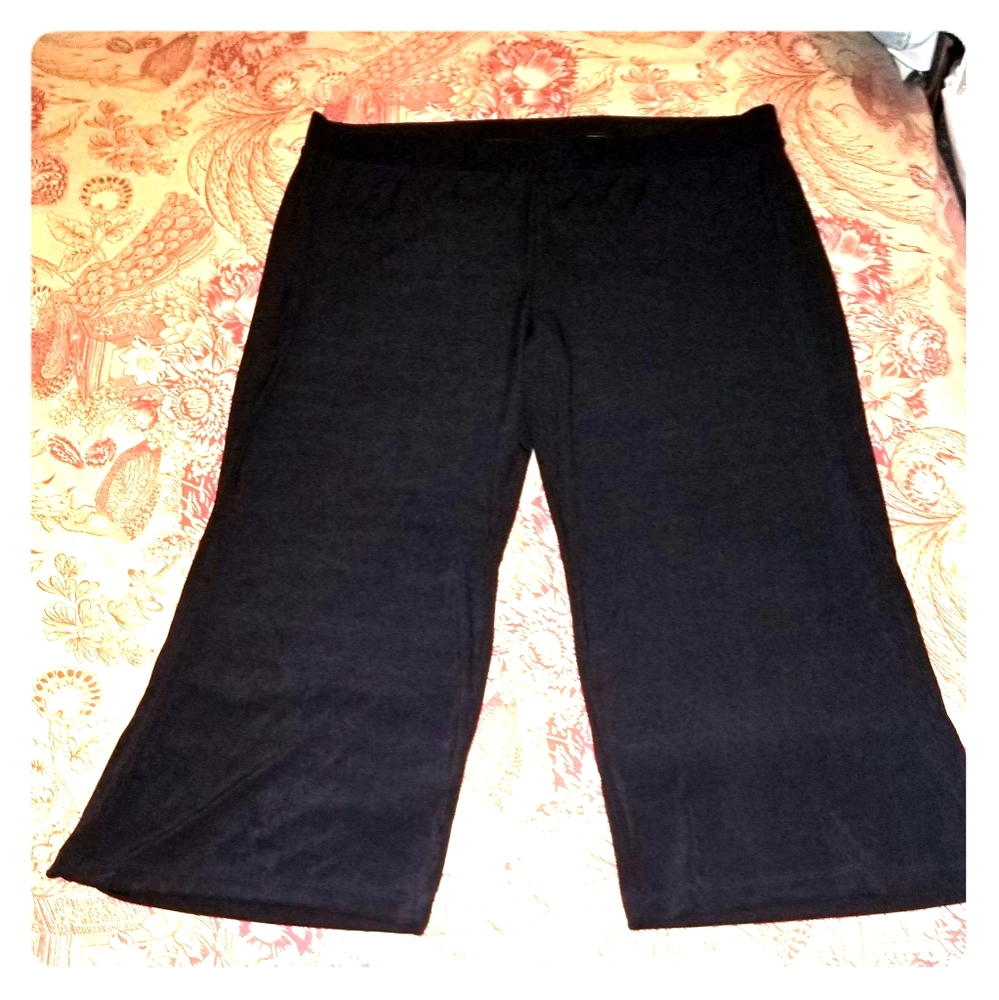 Plus size casual wide leg pants